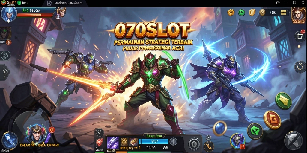 Gameplay seru dan menantang dalam 070SLOT di layar.