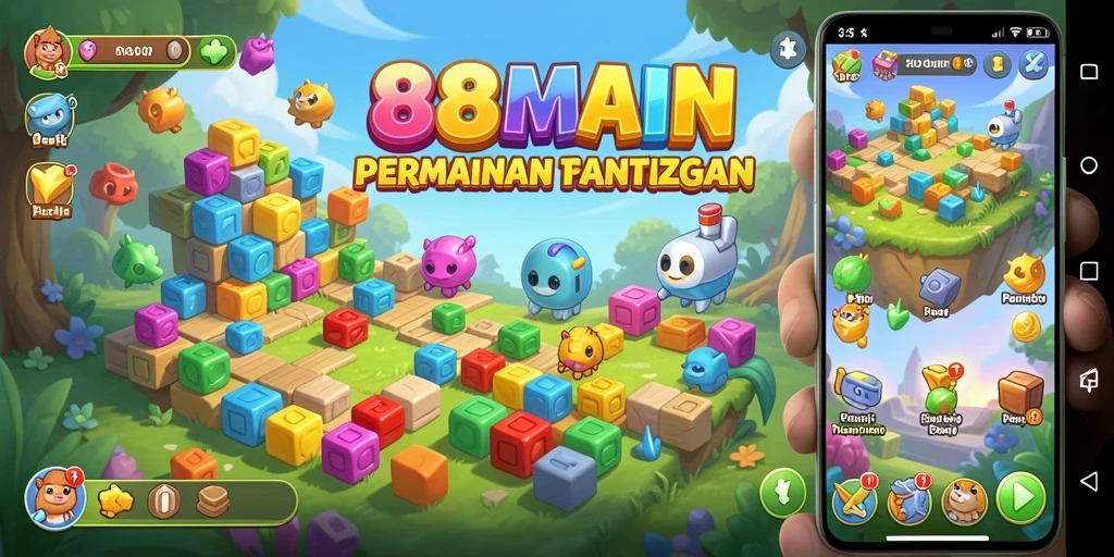 Screenshot gameplay 88MAIN dengan berbagai teka-teki menarik.