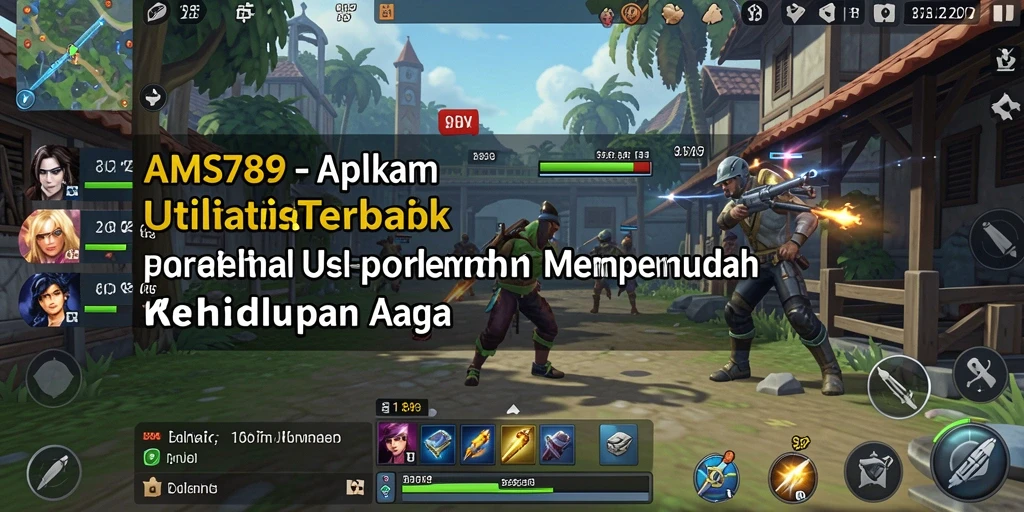 Tampilan utama AMS789 dengan fitur utilitas yang bermanfaat.