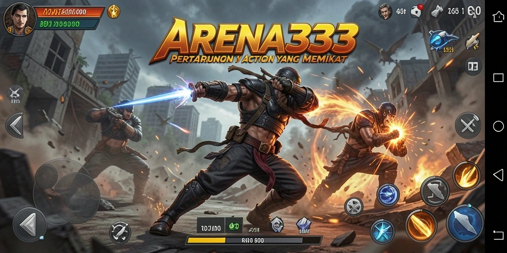 Tampilan seru pertarungan intens di ARENA333.