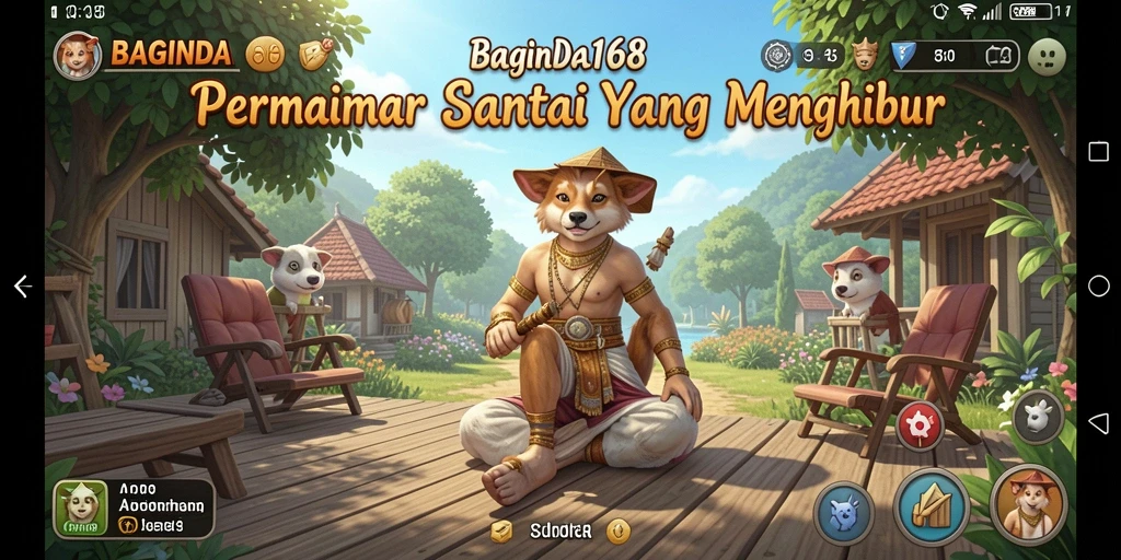 Tampilan gameplay BAGINDA168 yang seru dan penuh warna.