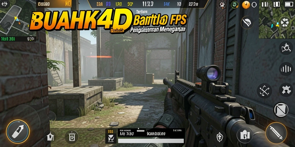 Tampilkan aksi intens dalam pertempuran FPS di BUAH4D.