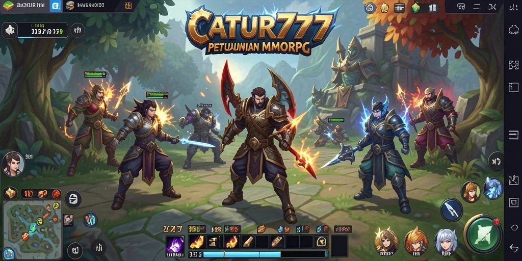 Tampilan gameplay menarik dalam CATUR777 menunjukkan aksi petualangan yang mendebarkan.