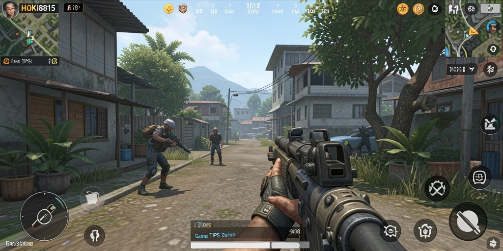 Tangkapan layar menampilkan aksi seru gameplay HOKI8815.