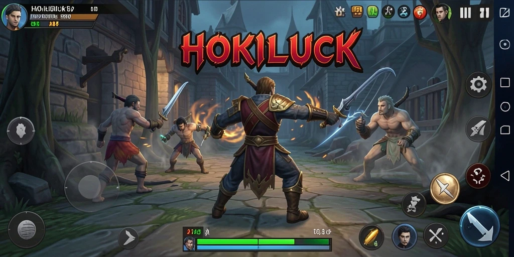 Tampilan gameplay HOKILUCK yang mencekam dan penuh ketegangan.