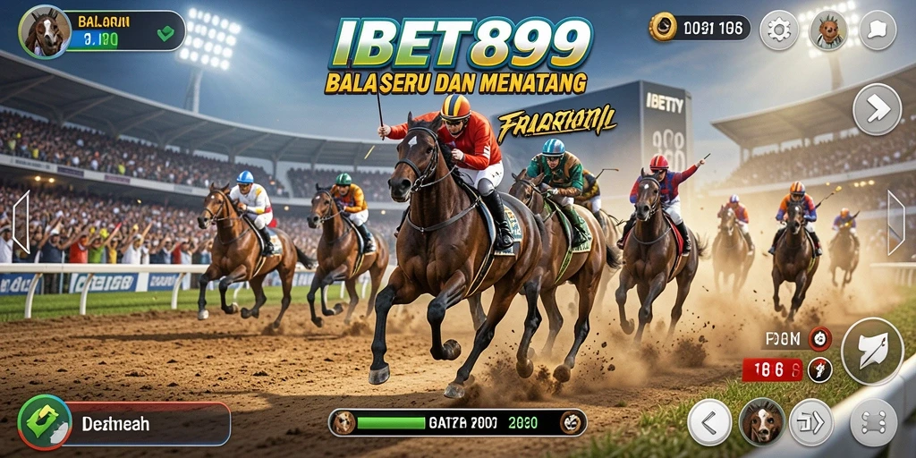 Screenshot gameplay balapan seru di IBET899.
