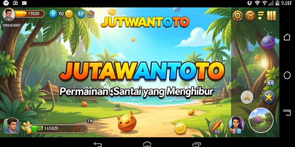 Tangkapan layar gameplay JUTAWANTOTO yang penuh warna dan menghibur.