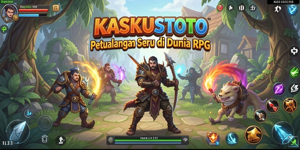 Tampilan gameplay RPG KASKUSTOTO yang menarik dan penuh aksi.