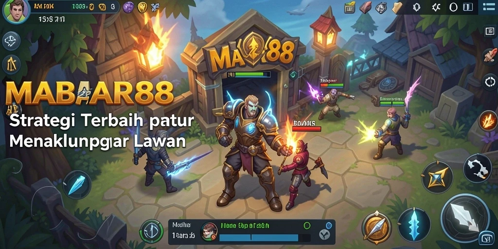 Tampilan gameplay MABAR88 yang intens dan strategis.