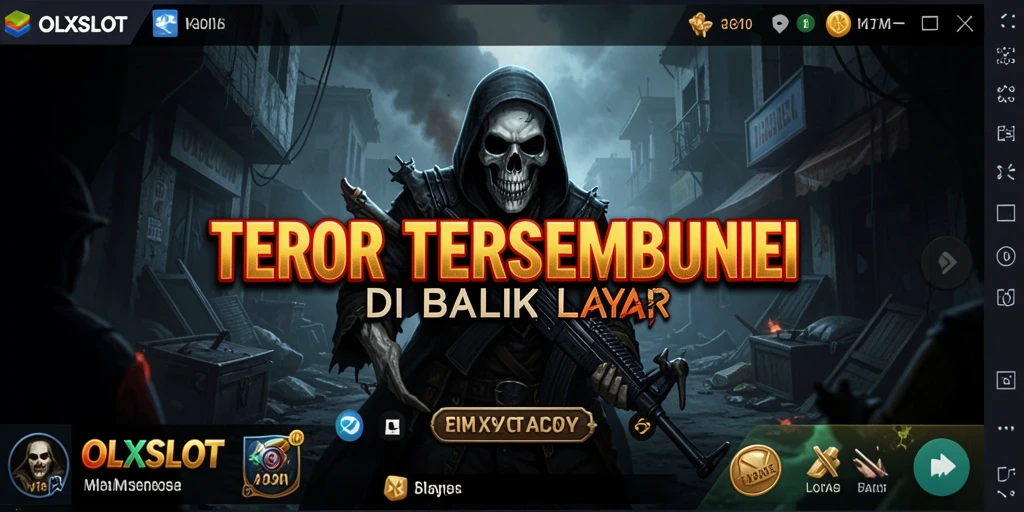 Tampilan gameplay OLXSLOT yang menegangkan dan penuh dengan elemen Horror.