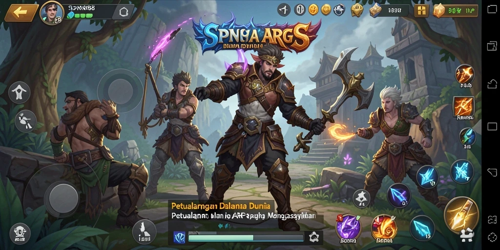 Screenshot gameplay SPN88 menunjukkan aksi seru dalam dunia ARPG.