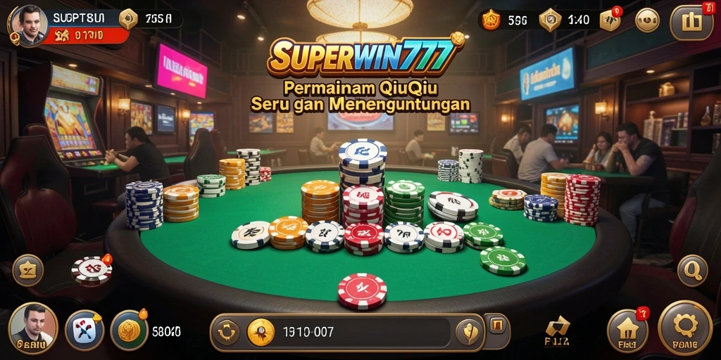 Tampilan gameplay QiuQiu yang menarik dan interaktif di SUPERWIN777.